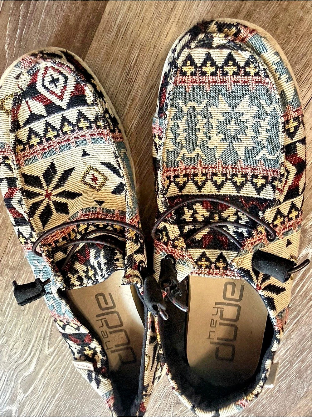 Hey Dude Women's Geometric Sneakers US 8